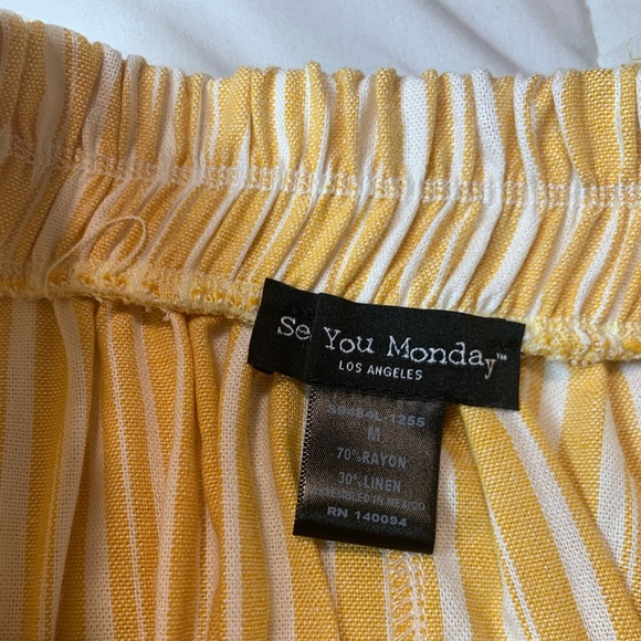 Knee length striped skirt NWT small/medium - Picture 8 of 8